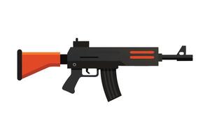 hand gun and weapon vector