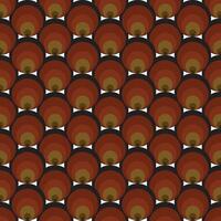 Retro Circular Geometric Pattern vector