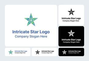 Rotating Sharp-Edged Gear Logo vector