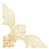Luxurious Swirling Borders, Classic Corner Embellishments vector
