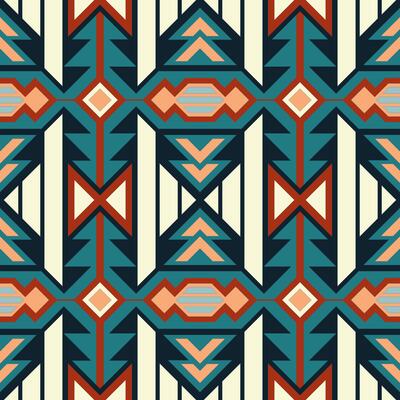 Seamless abstract pattern, geometric for fabric, wallpaper