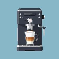 Latte Creation - Espresso Machine vector