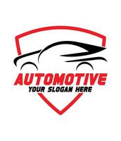 Automotive logo design template vector