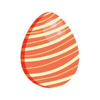 Easter egg. Isolated image on white background. decorative ornate vector