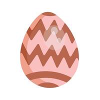 Easter egg. Isolated image on white background. Easter and spring holidays vector