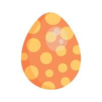 Easter egg. Isolated image on white background. graphic illustration. vector