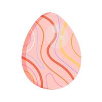 Easter egg. Isolated image on white background. colorful easter egg vector