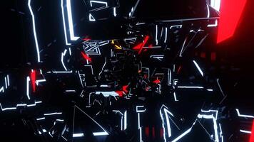 Looped tunnel animation for visualizations of a variety of shows video