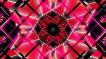 Vivid abstraction of the looped VJ Loop background for visualizations video