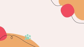 animation of Light and Airy Abstract Background with a Soft-Edged, Colorful Frame Perfect for Stylish and Artistic Designs video