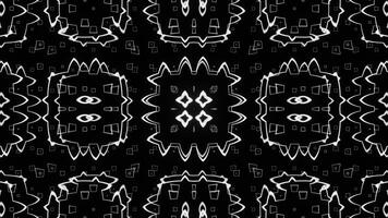 Black and white abstract pattern for VJ Loop visualizations video