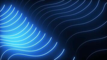 Neon Lights in 4K - Seamless Loop with Futuristic Technology Background video