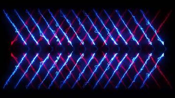 Neon Futuristic Lights - 4K Seamless Loop with Abstract Tech Lighting video