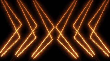 Neon Lights and Tech Background - 4K Seamless Animation Loop video