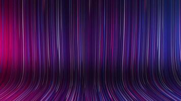 dinâmico abstrato movimento fundo com vibrante cores e curvar linhas 4k video