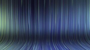 Abstract Motion Background with Curved, Striped Lines in a Blue and Gray Color Palette 4K video