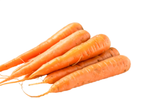 Fresh Organic Carrots High-Resolution Image of Healthy Root Vegetables png