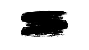 brush overlay paint brush overlay Black line brush strokes animation footage for videos effect elements and overlay. Black ink stroke for lower third copy space and transition effect free dwonload