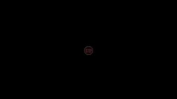 animado detener firmar efecto con sacudir pantalla video