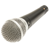 Professional Wireless Microphone Isolated on White Background, Studio Shot png