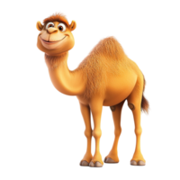 Graceful camel sting tall long legs gentle expressive face png