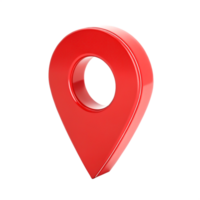 3D Red Location Pin Icon Navigation, Map Marker, GPS Pointer png