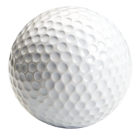 Realistic 3D Render of a Golf Ball Close-Up Texture and Design png