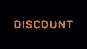 Animated Discount Banner Loop - Sale Promotion Motion Graphics for E-Commerce Ads video