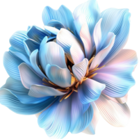 Stunning blue flower in full bloom symbolizing natural beauty elegance serenity and the delicate wonders of nature png