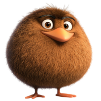 Adorable fluffy brown creature with big eyes symbolizing cuteness charm whimsy and the playful magic of animated fantasy characters png