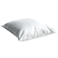 Soft white pillow with a fluffy texture symbolizing comfort relaxation sleep and the essential element for restful nights png