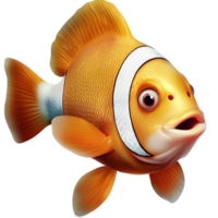 Bright orange clownfish swimming confidently symbolizing nature vibrancy aquatic life and the beauty of colorful ocean creatures png