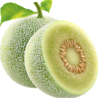 Fresh green melon with sliced kiwi symbolizing health nutrition freshness and the delicious taste of tropical fruit combinations png