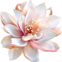 Delicate pink lotus flower with soft petals symbolizing purity serenity beauty and the spiritual essence of enlightenment png