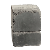 Stack of concrete blocks construction elementisolated on transparent background png