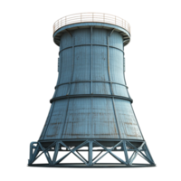 Cooling tower industrial structure isolated isolated on transparent background png