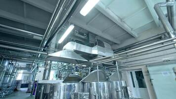 Workshop for the preparation of dairy products. A whole workshop for the preparation of dairy products video