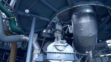 Large dairy machine. Large milk machine for making large batch video
