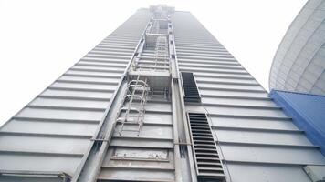 Factory security system. Grain storage and processing safety system video