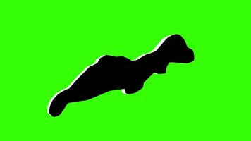 green screen 3d map of Aixirivall in andorra video