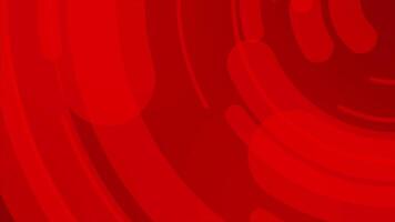 Red rotating circular shapes modern design loop able geometrical background for business purpose video