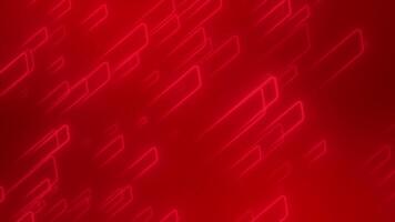 Red color diagonally moving rectangular shapes gradient design geometrical background video