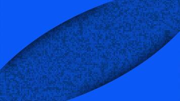 Royal blue color wiggling paper cut out with glowing square shapes modern design loop able presentation background video