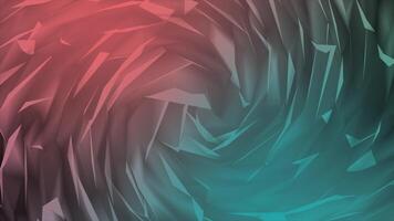 colorful poly swirl pattern polygonal shapes abstract design geometrical background video