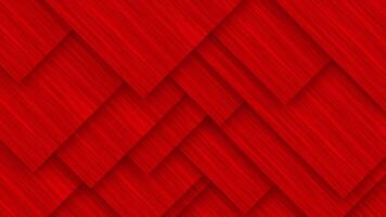 Red moving parallel lines with square shapes gradient design geometrical background video