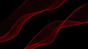 Red wavy lines silk textured gradient design loopable geometrical background for presentation video