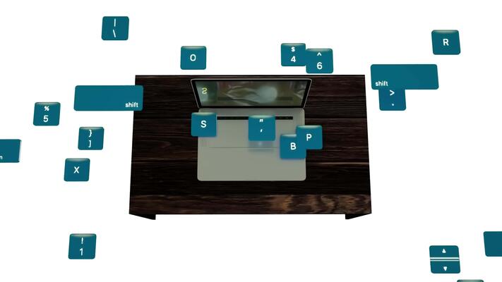 Animated Keyboard Stock Video Footage for Free Download