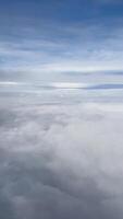 Sky High Inspiration Vertical Airplane Window Shot video
