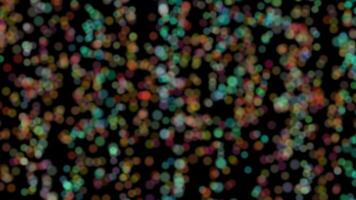 4K Glitter Stars Particles Background Loop Digital Rendering video