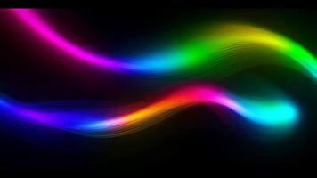 Dynamic Ripples of Light Pulsating in a Futuristic Scene video